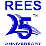 REES's 25th Anniversary logo